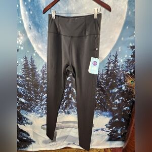 JOY BOSS Black Joy Mangano Clean Boss Stretchy Leggings Workout Athletic SIZE M